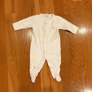 Light Pink Kissy Kissy Footie Pajamas